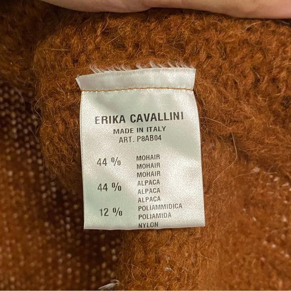 Erika Cavallini Brown Sleeveless Turtleneck Sweater - Picture 6 of 7